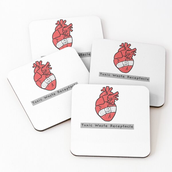 Item preview, My Heart Is Not A Toxic Waste Receptacle designed and sold by CharcoalBonsai.