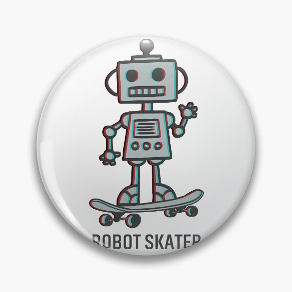 Item preview, Robot Skater designed and sold by Tidy Print.