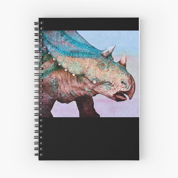 Item preview, Jurassic Dinosaur Chasmosaurus Watercolor Dominion illustration designed and sold by DebiPhillips.