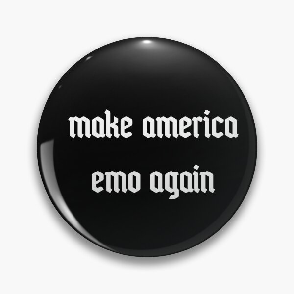 Item preview, Make America Emo Again MAGA Parody Goth Alternative designed and sold by gothicmom.