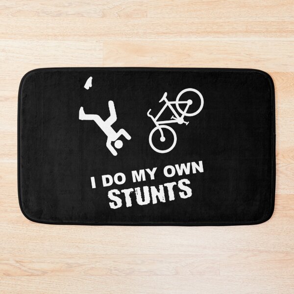 Item preview, I Do My Own Stunts Cycling - Funny Bike designed and sold by teedad.