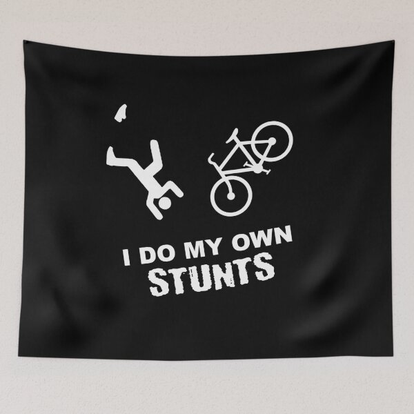 Item preview, I Do My Own Stunts Cycling - Funny Bike designed and sold by teedad.