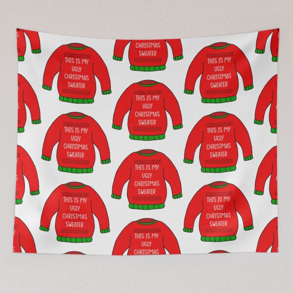 Item preview, Ugly Christmas sweater designed and sold by erinsdrawings.