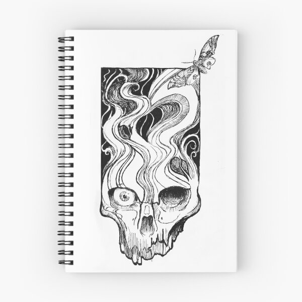 Item preview, Skull and Moth designed and sold by Elsterart.