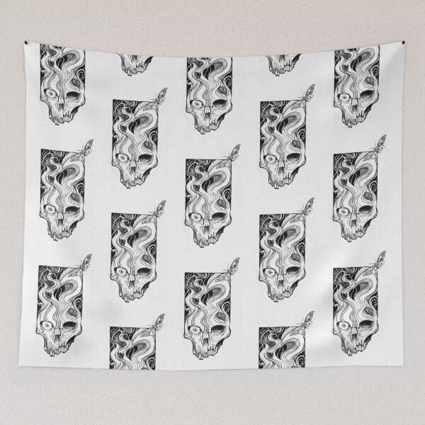 Item preview, Skull and Moth designed and sold by Elsterart.