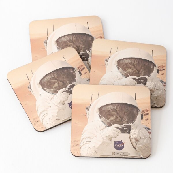 Item preview, Astronaut Cat Mars Landing designed and sold by BluePlanet.
