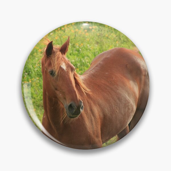 Item preview, Horse in a field with flowers designed and sold by Gaspar Avila.