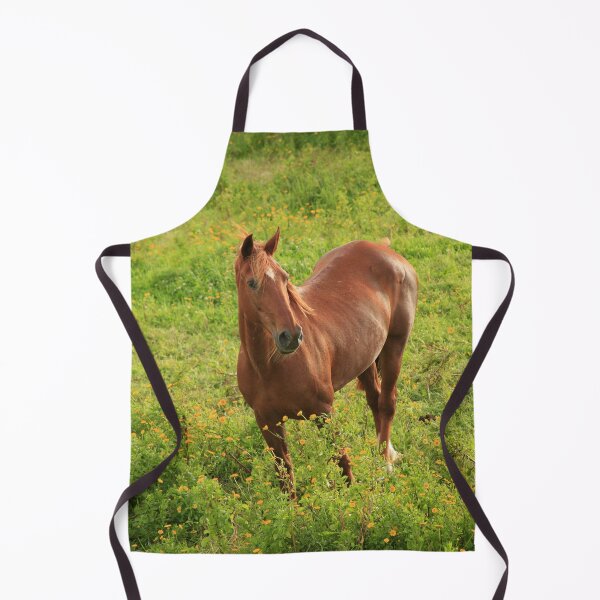 Item preview, Horse in a field with flowers designed and sold by Gaspar Avila.