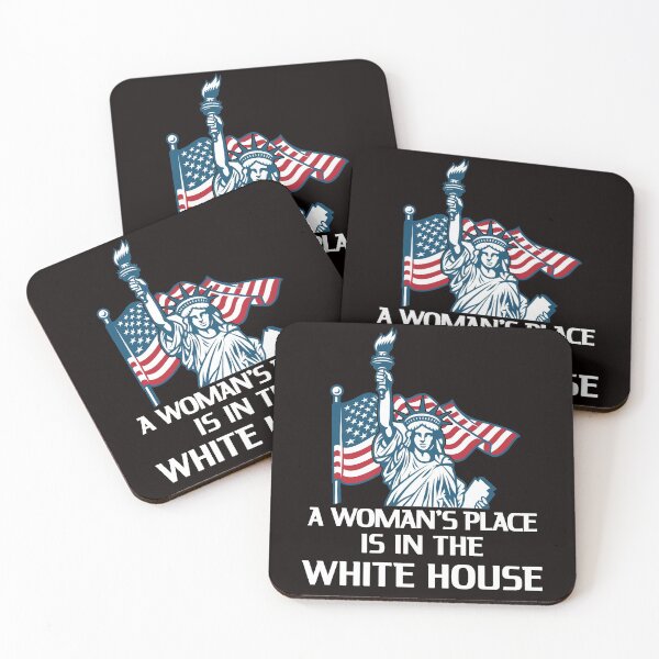 Item preview, a womans place is in the white house kamala harris vice president feminist quote inauguration 2021 designed and sold by GoodyLeo.