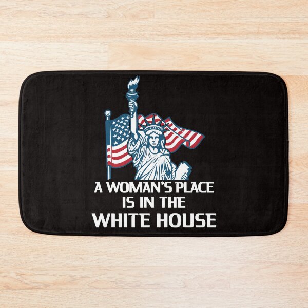 Item preview, a womans place is in the white house kamala harris vice president feminist quote inauguration 2021 designed and sold by GoodyLeo.