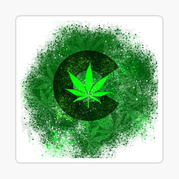 Colorado Canna-High Glossy Sticker