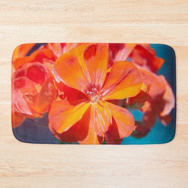 Item preview, Closeup of red Geranium flowers designed and sold by UrsulaFashion.