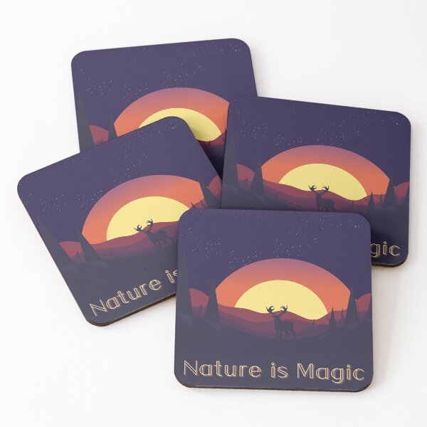 Item preview, Nature is Magic - Deer Sunset designed and sold by HeatherEthereal.