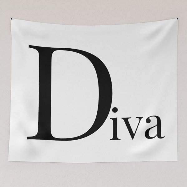 Aperçu de l'œuvre Diva - Je suis une Diva, Diva Baby, Sois une Diva, créée et vendue par Rcasadesign.