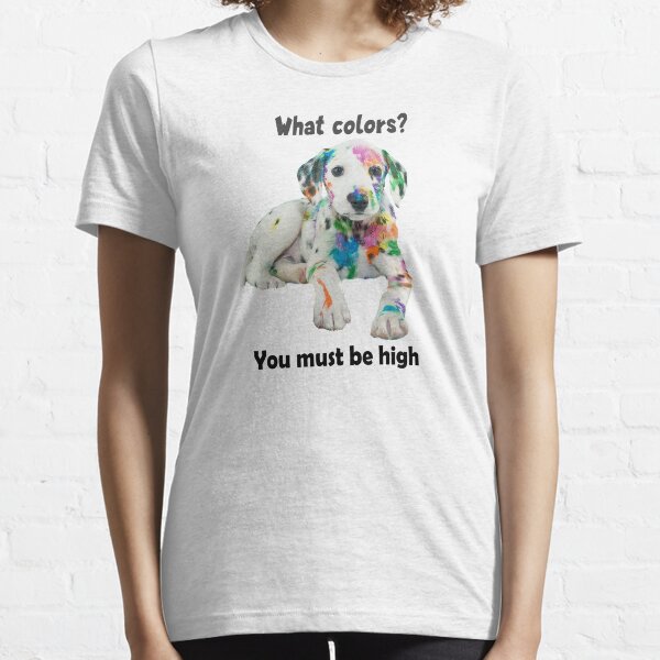 Technicolor Puppy Party Shirt (light apparel) Essential T-Shirt