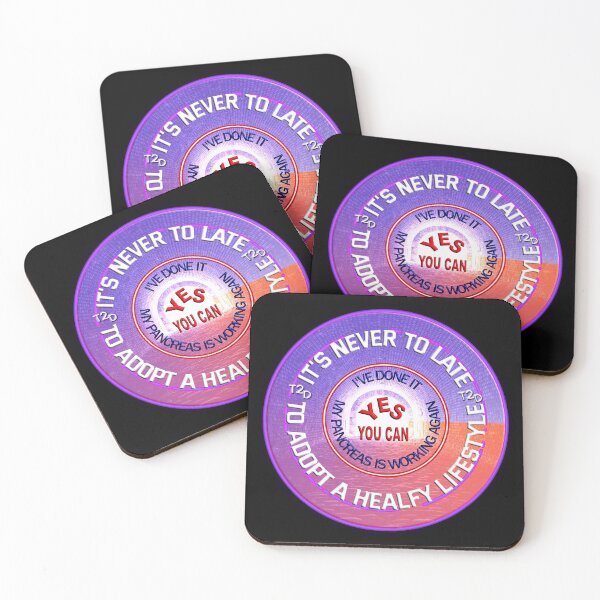 Item preview, NEVER TO LATE TO ADOPT A HEALTHY LIFSTYLE - WORLD DIABETES DAY designed and sold by Ralek.