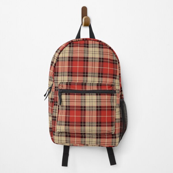 Item preview, Checkered Tartan Flannel Red Tan designed and sold by MrRoccoBlue.