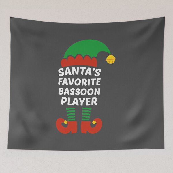 Item preview, Santa's Favorite Bassoon Player Funny Christmas Gift designed and sold by Dream-bubble.