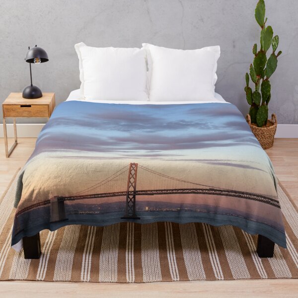 Item preview, San Francisco Bay Bridge Cloudy Sunset designed and sold by chelseapearl.