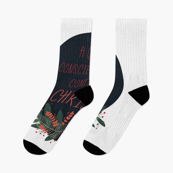 Item preview, A Good Conscience Is A Continual Christmas, Funny Christmas Gift designed and sold by BECOOOL.