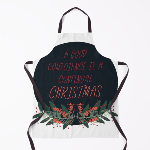 Item preview, A Good Conscience Is A Continual Christmas, Funny Christmas Gift designed and sold by BECOOOL.