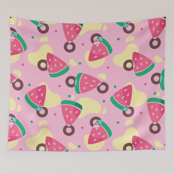 Item preview, Cute watermelon mask pattern designed and sold by noahs-shop.