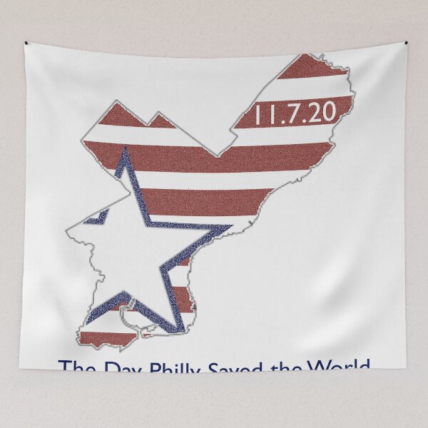 Item preview, The Day Philly Saved the World (Red Stripe - Dark Text) designed and sold by PhillyFein.