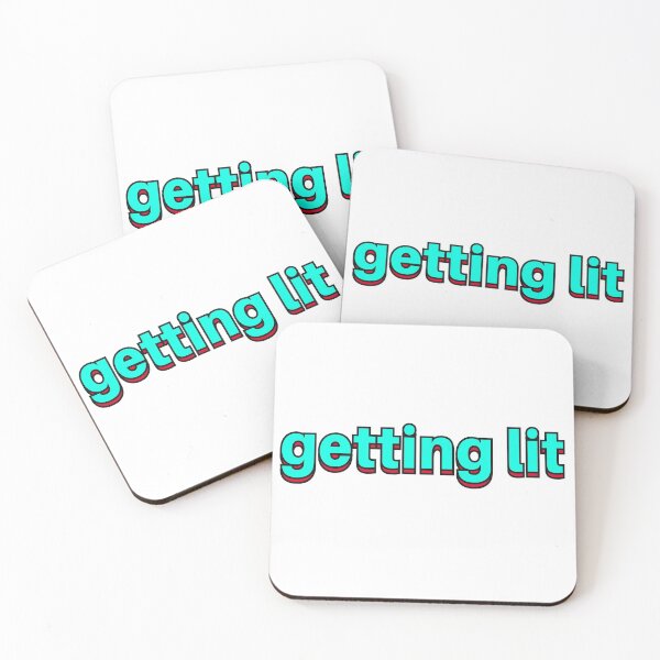 Item preview, Getting Lit Blue and Red Logo designed and sold by PeterPrv.
