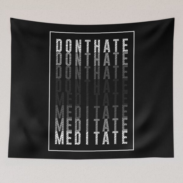 Item preview, Dont hate meditate shirt designed and sold by enigmatyc.