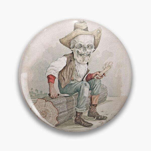 Item preview, Antikamnia, Funny Bones calendar: You Don't Say, cowboy whittler designed and sold by ebrawne.