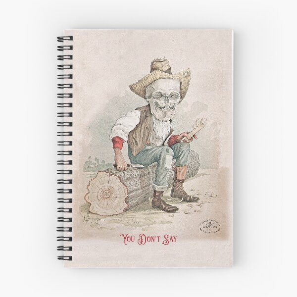 Item preview, Antikamnia, Funny Bones calendar: You Don't Say, cowboy whittler designed and sold by ebrawne.
