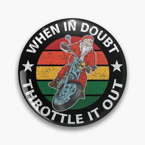 Item preview, When in doubt throttle it out white font designed and sold by Piztees.