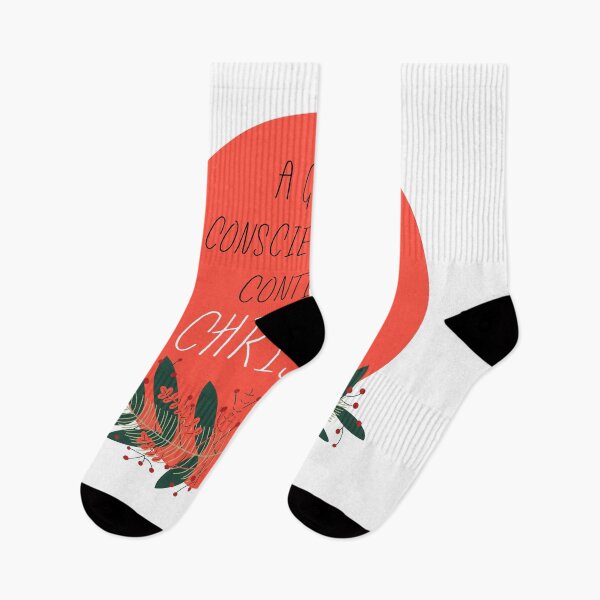 Item preview, A Good Conscience Is A Continual Christmas, Funny Christmas Gift designed and sold by BECOOOL.