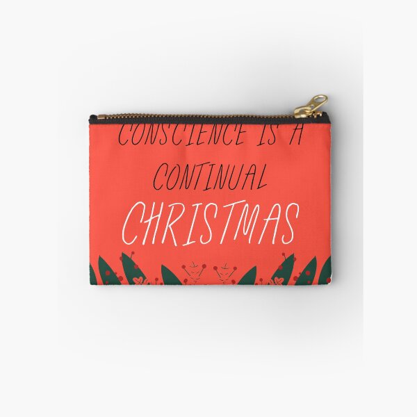 Item preview, A Good Conscience Is A Continual Christmas, Funny Christmas Gift designed and sold by BECOOOL.