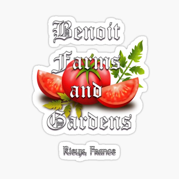 Benoit farms and gardens Sticker