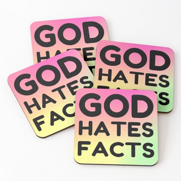 Item preview, GOD HATES FACTS designed and sold by DotorEaon.