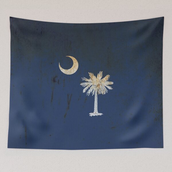 Item preview, South Carolina Flag Grunge designed and sold by TRowanDesign.