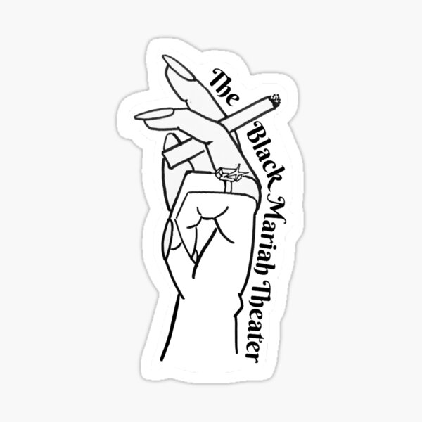 Cigarette Hand Logo Sticker