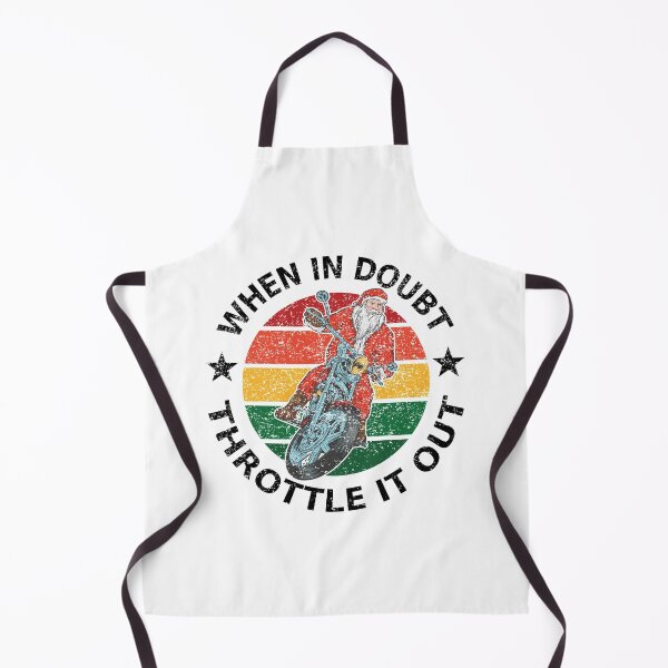 Item preview, When in doubt throttle it out black font designed and sold by Piztees.