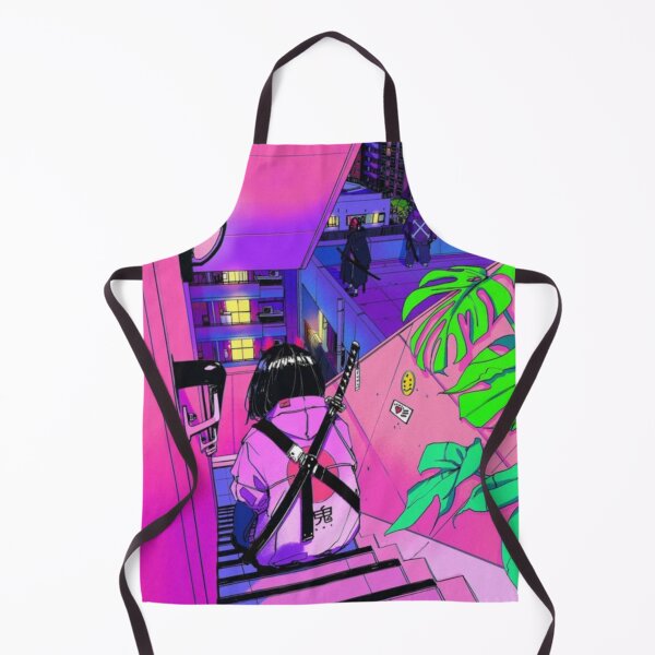 Item preview, Katana Girl Vaporwave designed and sold by Oeht.