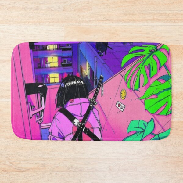 Item preview, Katana Girl Vaporwave designed and sold by Oeht.