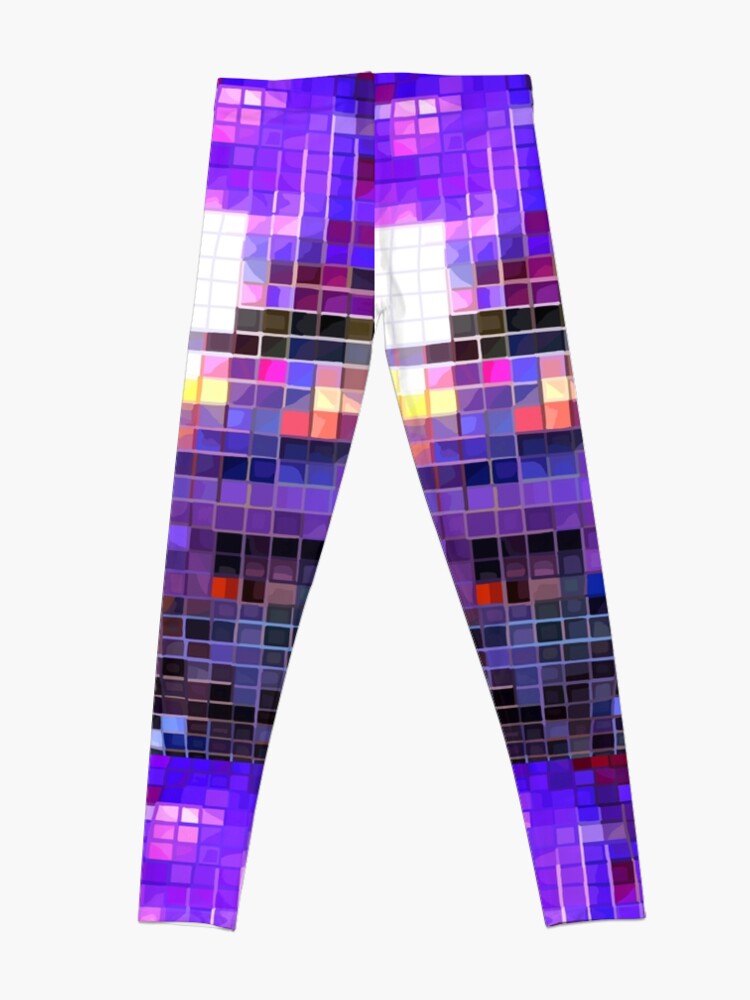 Alternate view of Iridescent Disco Ball Pattern Leggings