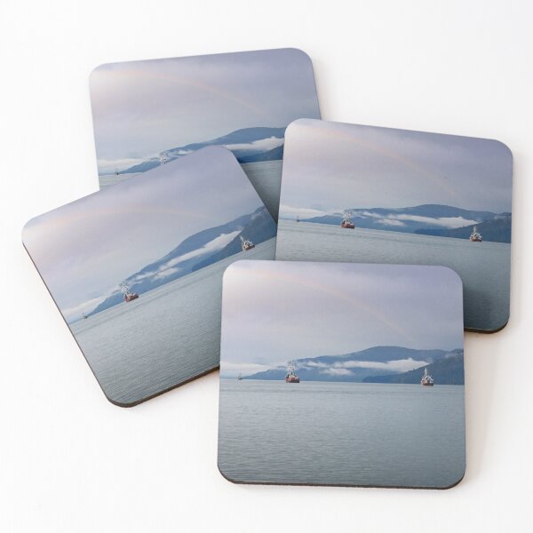 Item preview, Fishing Boats In Wrangell Narrows. designed and sold by Alex Preiss.