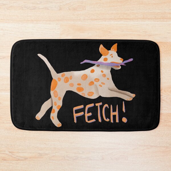 Item preview, Cute Dalmatian Dog Watercolor - Orange and Purple  designed and sold by TheRainbowRoom.