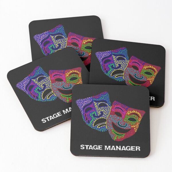 Item preview, Stage Manager - Comedy & Tragedy Masks designed and sold by Maxwell Nightser.