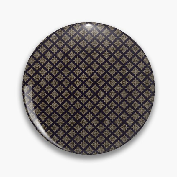 Item preview, Black And Gold  Medieval Brocade Pattern designed and sold by StormyMuse.