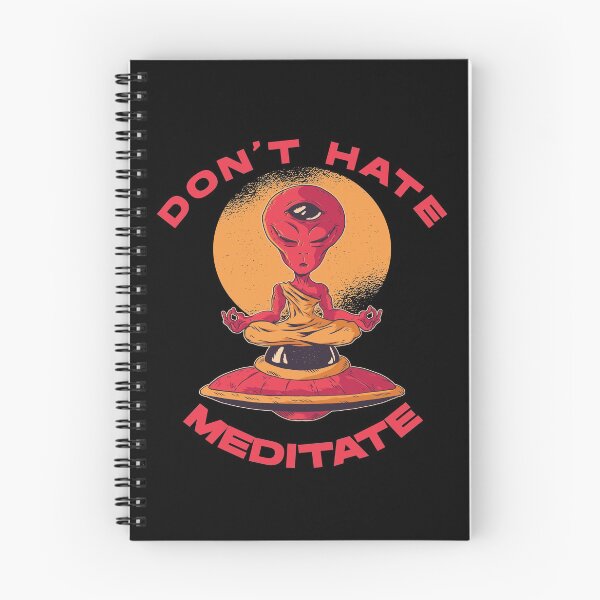 Item preview, Don't Hate Meditate Alien designed and sold by Coder-T.