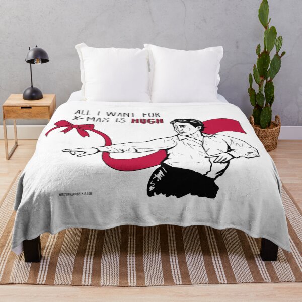 Item preview, All I want for X-mas is Hugh designed and sold by Merry Single Christmas.