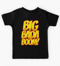 Big Bada Boom Comic Book T Shirt Kids Tee
