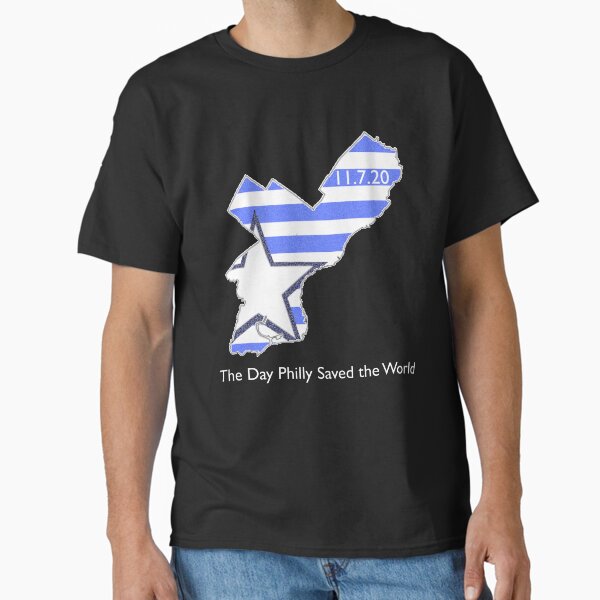Item preview, The Day Philly Saved the Word (Blue Stripe-White Text) designed and sold by PhillyFein.